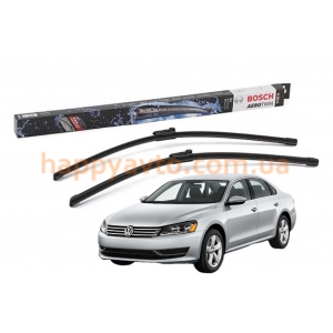 Комплект дворников на Volkswagen Passat B7 USA 2011-2019 — Bosch AeroTwin